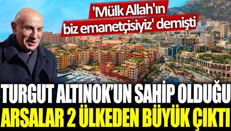 Ankara Büyükşehir Belediye Başkan Adayı Turgut Altınok’un Mal Varlığı Skandalı!