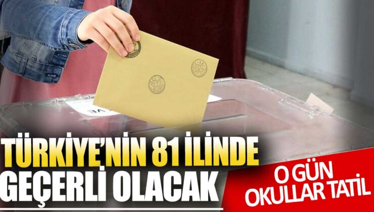 MEB, Yerel Seçimler Nedeniyle Okulları Kapıyor: Öğrencilere 3 Günlük Tatil!