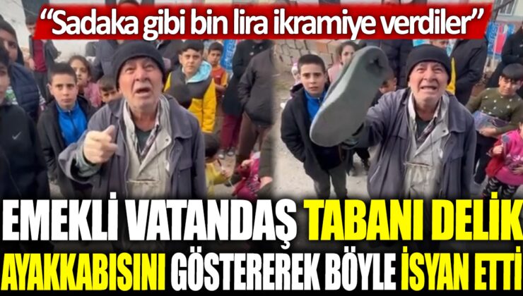 Veli Ağbaba’dan Emekli Vatandaşa İkramiye Tepkisi: “Sadaka Gibi Bin Lira Verdiler”