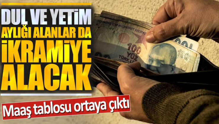 Dul ve Yetim Aylığı Alanlar da İkramiye Alacak! Maaş Tablosu Ortaya Çıktı