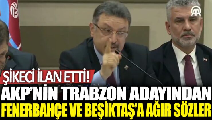 AKP Trabzon Büyükşehir Belediye Başkan Adayı Ahmet Metin Genç’ten Sert Açıklamalar: ‘UEFA’nın Sitesinde ‘Şikeci Kulüp’!’