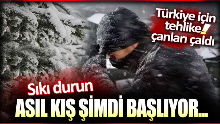 Türkiye’yi Beyaza Bürüyen Kar Fırtınası: Meteoroloji O İller İçin Tehlike Çanlarını Çaldı!