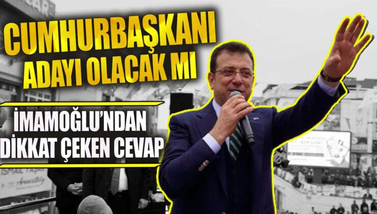 İmamoğlu’dan Dikkat Çeken Açıklama: “Keşke Aday Olsaydım”