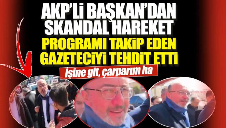 AKP Kütahya İl Başkanı Mustafa Önsay’ın Esnaf Ziyaretinde Skandal Tepki: ‘Çekip Durma Diyorum Lan, Çarparım Ha’