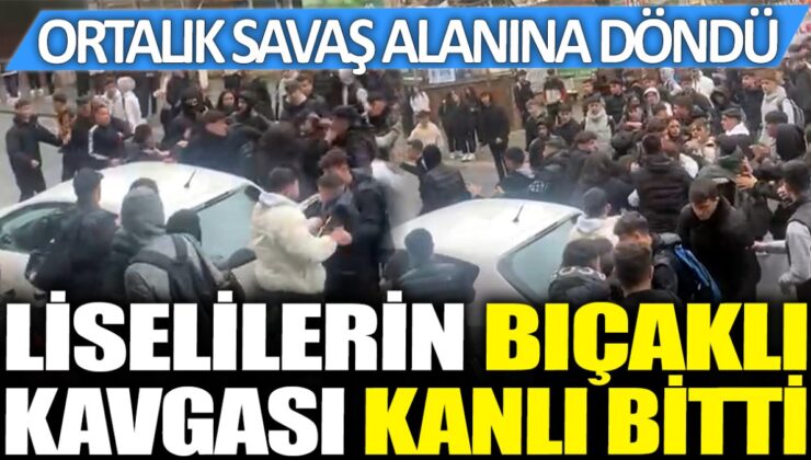 Lisenin Önünde Kanlı Kavga! 3 Öğrenci Yaralandı