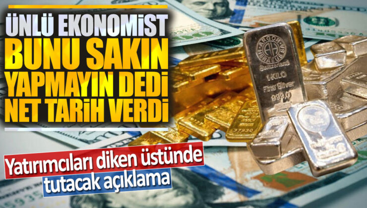 Ünlü Ekonomist Tuna Kaya’dan Yatırımcılara Çağrı: “Bunu Sakın Yapmayın!” – Net Tarih Verdi!