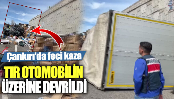 D100 Karayolunda Tırın Otomobile Çarparak Devrildiği Kaza: 4 Kişi Hayatını Kaybetti