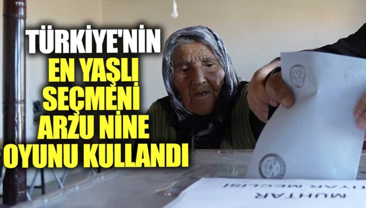 Doğuştan Gelen Güç: 1033 No’lu Sandıkta Oyunu Kullanan 103 Yaşındaki Arzu Nine!