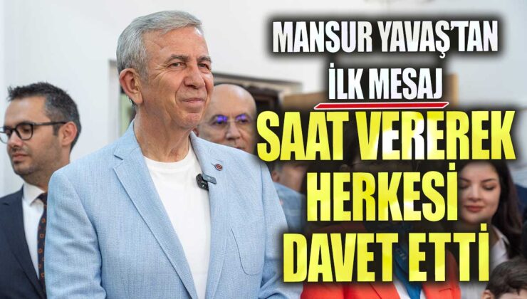 CHP Ankara Büyükşehir Belediye Başkan Adayı Mansur Yavaş, Sandıklar Açılmaya Başladı: İşte Yaptığı İlk Açıklama!