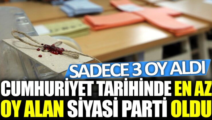 Minik Bir Rekor: Güç Birliği Partisi Yerel Seçimde Sadece 3 Oy Aldı!