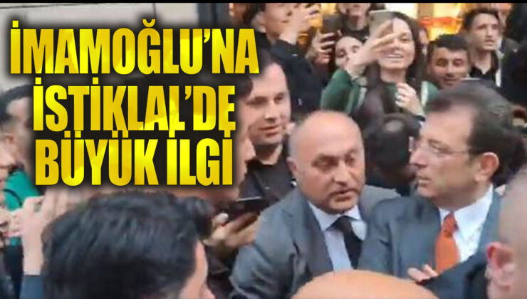 İstanbul Büyükşehir Belediye Başkanı Ekrem İmamoğlu, Seçim Zaferini İstiklal Caddesi’nde Kutladı