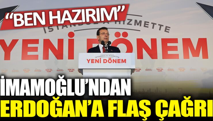 İmamoğlu: Hükümete açık çağrı! “Onay verin, işimize engel olmayın” dedi.