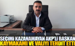 Eski Belediye Başkanı, Vali ve Kaymakama Tehdit İddialarıyla Soruşturma Başlatıldı