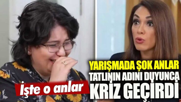 Zuhal Topal’la Yemekteyiz Yarışmasında Olaylı Anlar! Yarışmacının Tatlı Korkusu Krize Neden Oldu!