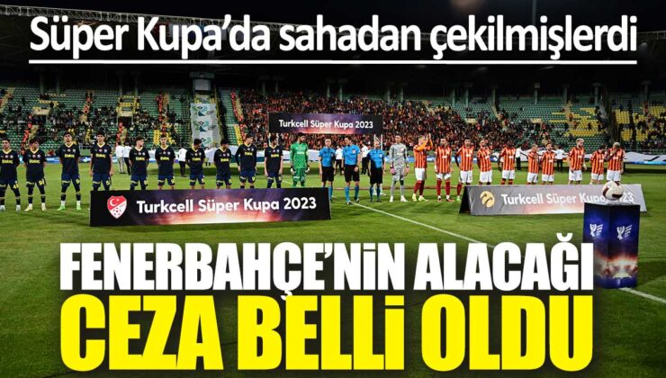 Fenerbahçe ve Galatasaray Arasında Tartışmalı Maçın Sonucu Netleşiyor!