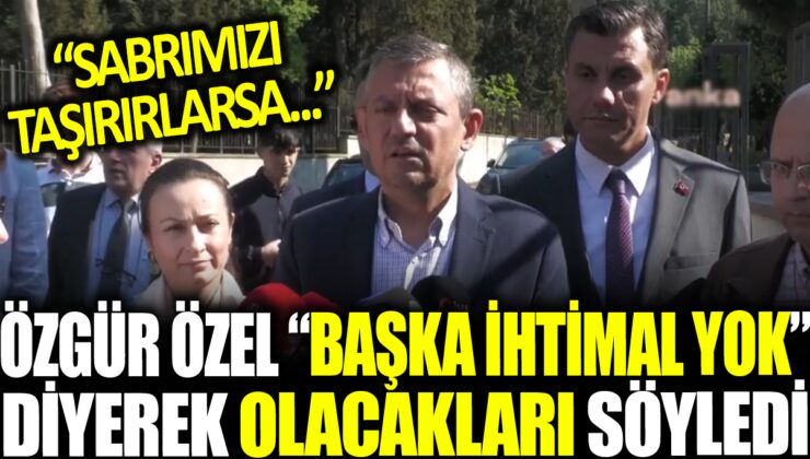 CHP Genel Başkanı Özgür Özel: “Hatay Seçimleri İptal Olacak!”