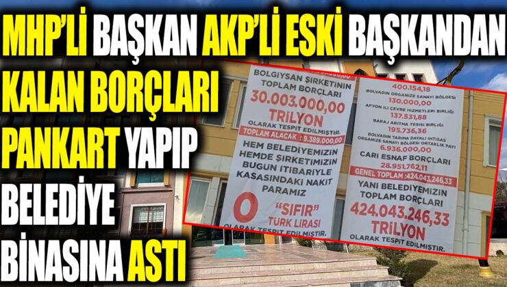 MHP Adayı Derviş Aynacı Bolvadin Belediye Başkanı Seçildi ve Belediyenin Borçları Ortaya Çıktı!