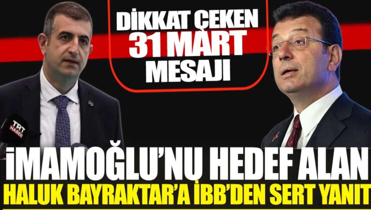 Bayraktar’dan İmamoğlu’na sert sözler: ‘Tasmalı köpeklerini saldırtmayı bırak’ – İBB’den yanıt geldi!