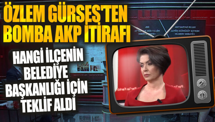 Gazeteci Özlem Gürses: “Belediye Başkanlığı için teklif aldım, siyasete girmeyi düşünmüyorum”