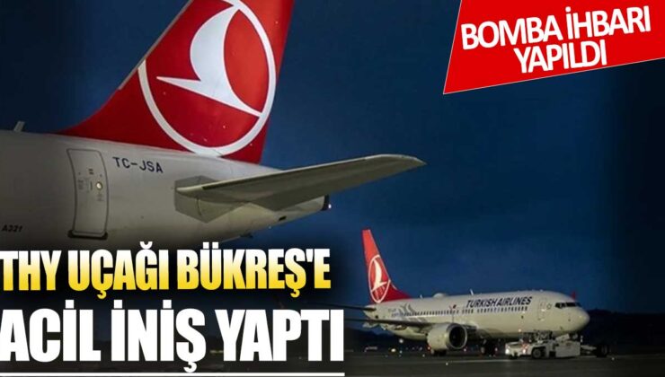 THY Uçağı Bomba İhbarıyla Acil İniş Yaptı!