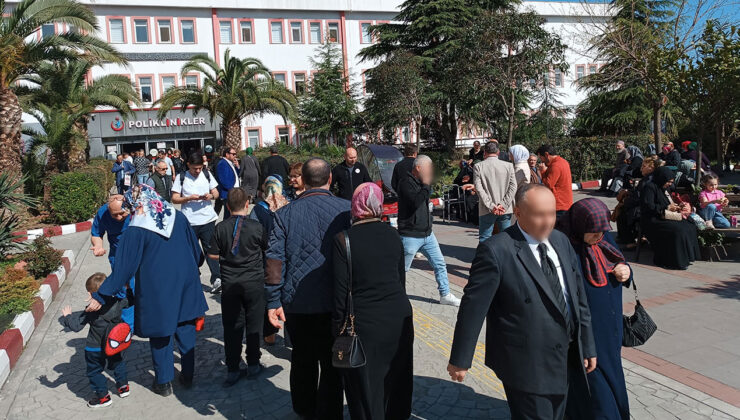 Bayram tatili sonrası hastaneler tıklım tıklım doldu