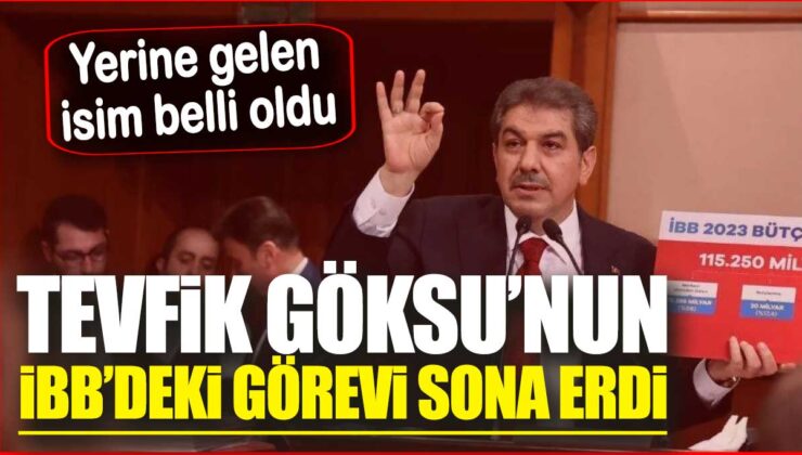 Esenler Belediye Başkanı Tevfik Göksu İBB Grup Başkanvekilliği’nden Ayrıldı, Yeni Başkan Belli Oldu!