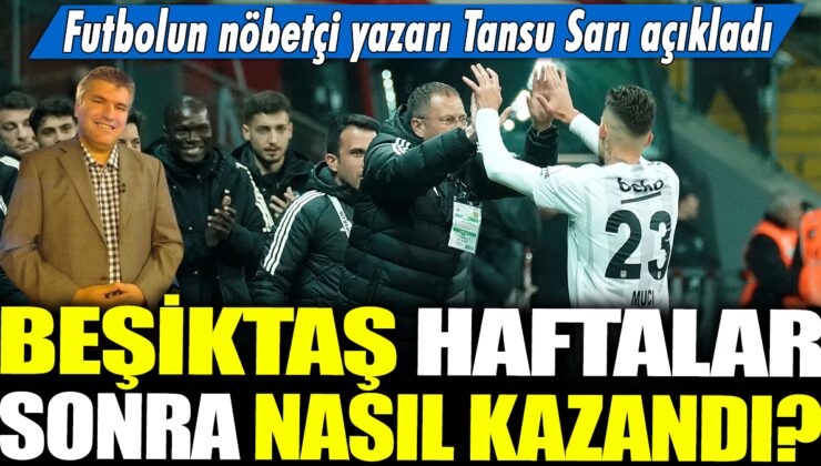 BEŞİKTAŞ, ANKARAGÜCÜ KARŞISINDA 5 HAFTA SONRA ZAFER KAZANDI!