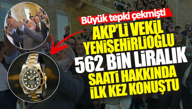 AKP’li Milletvekilinin 562 Bin TL’lik Rolex Saati Gündemde!