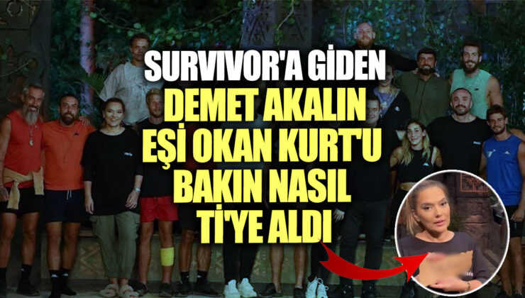 Demet Akalın, Survivor’da Eşini Espriyle Taşladı ve Aleyna ile Poz Verdi!