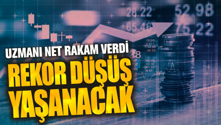 Uzmanı net rakam verdi: Rekor düşüş yaşanacak!