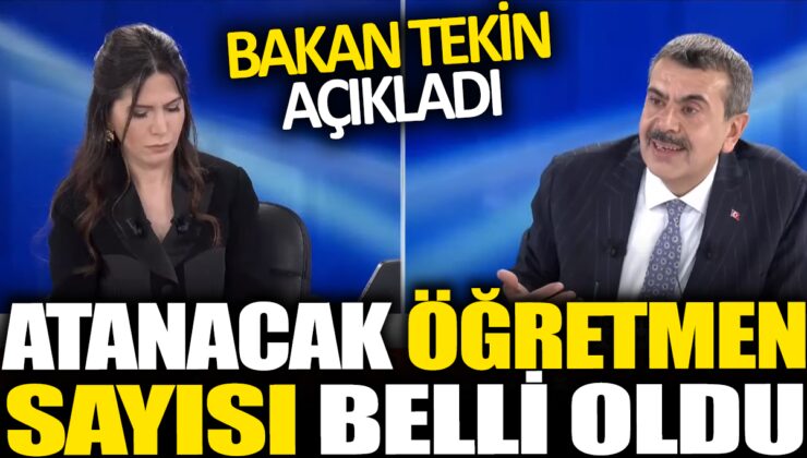 Milli Eğitim Bakanı Tekin’den Öğretmen Atama Açıklaması: 2023 KPSS Puanları Heba Olmayacak!