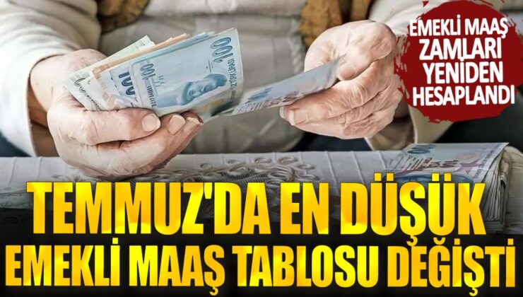 Emekli Maaşlarında Büyük Değişiklik: Temmuzda En Düşük Emekli Maaşı Yeniden Hesaplandı!