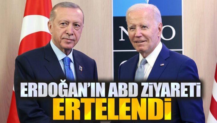 Cumhurbaşkanı Erdoğan’ın Amerika Ziyareti Ertelendi!