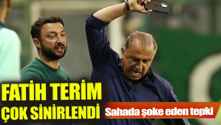 Fatih Terim, Panathinaikos’un mağlubiyeti sonrası çıldırdı!