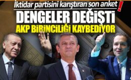 İktidar Partisini Saran Son Anket: AKP Birinciliği Kaybediyor!