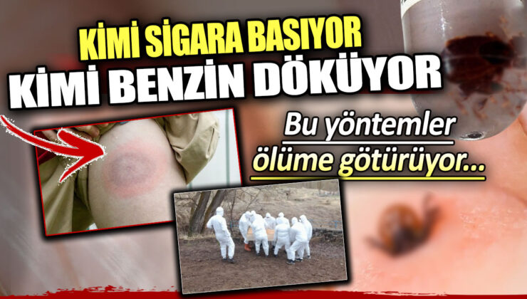 Bazıları sigara içiyor bazıları benzin döküyor: Ölümcül tehlikeler!