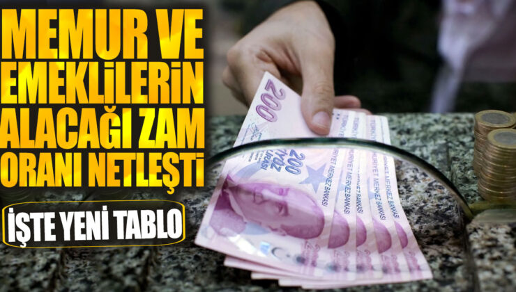 Memur ve Emeklilerin Alacağı Zam Oranı Belli Oldu: İşte Yeni Tablo!