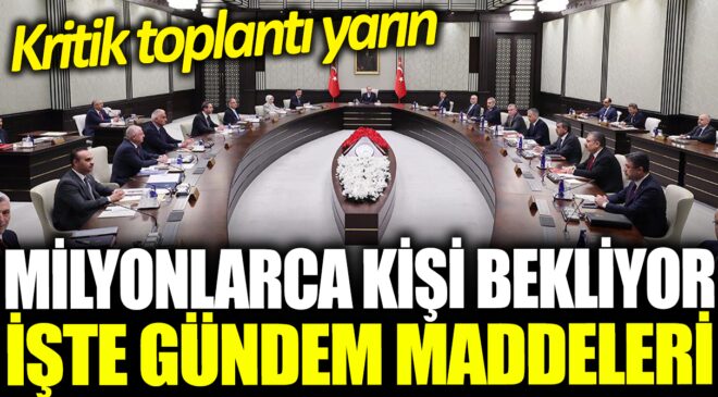 Cumhurbaşkanlığı Kabinesi Yarın Toplanıyor: Ekonomi ve Eğitim Gündemde!