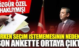 Özgür Özel’in Erken Seçim İstememesinin Nedeni Belli Oldu!