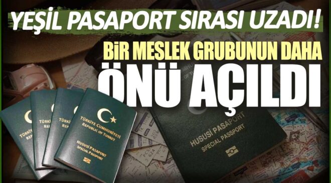 MHP’li Özdemir’in Önerisi Sonrası Eczaçılar da Yeşil Pasaport İstiyor!