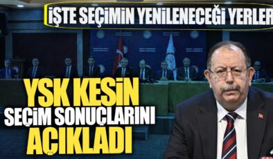 YSK Başkanı Ahmet Yener’den Şok Açıklama: Yerel Seçimler Yenilenecek!