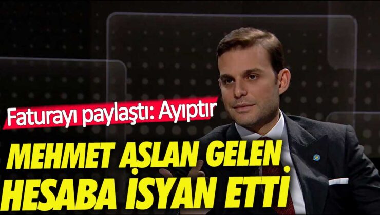 İYİ Partili Mehmet Aslan’dan Şok Fatura İtirafı: 3 Kişiye 10 Bin Lira!