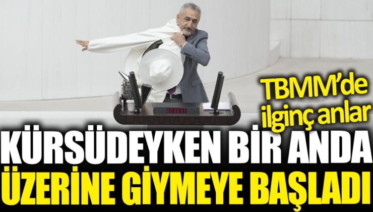 TBMM’de Şok Gelişme: Milletvekili Arıcı Kıyafetiyle Konuşma Yaptı!