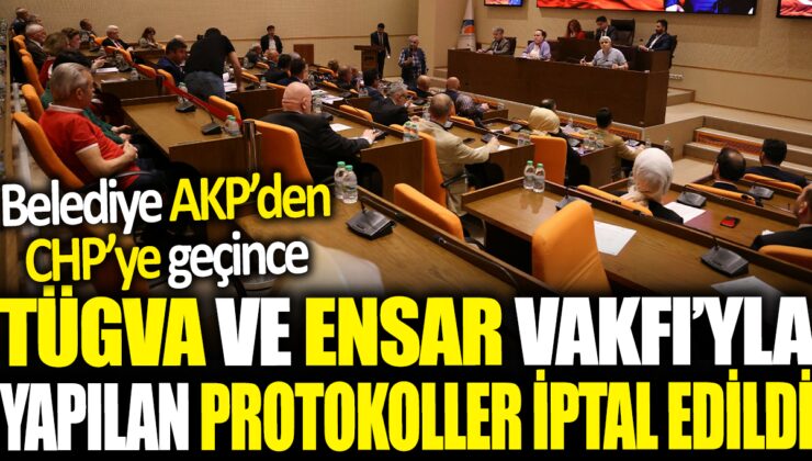 Çekmeköy Belediyesi, TÜGVA ve Ensar Vakfı ile Protokolleri Feshetti! Yeni Müdürlükler Kuruluyor.