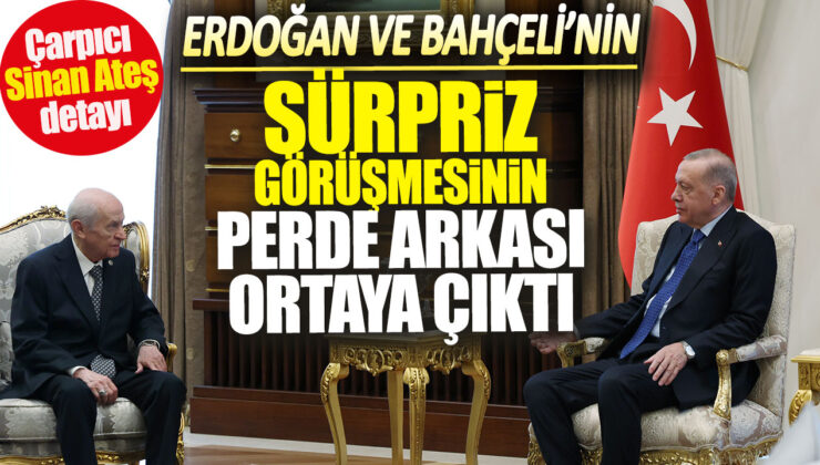 Erdoğan ve Bahçeli’nin Sürpriz Görüşmesinin Perde Arkası Ortaya Çıktı: Çarpıcı Detaylar!