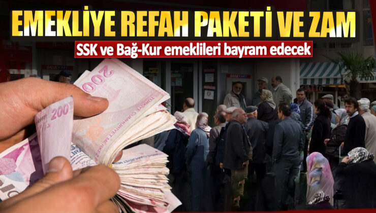 SSK ve Bağ- Kur Emeklileri Bayram Edecek! Emekliye Refah Paketi Yolda