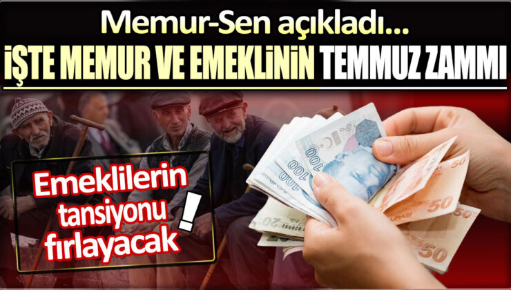 Memur-Sen’den Flaş Açıklama: İşte Memur ve Emeklinin Temmuz Zammi!