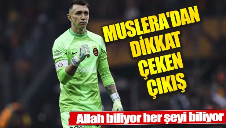 Galatasaray Kaptanı Muslera’nın Maç Sonu Sözleri Olay Oldu: “Allah Biliyor, Her Şeyi Biliyor!”