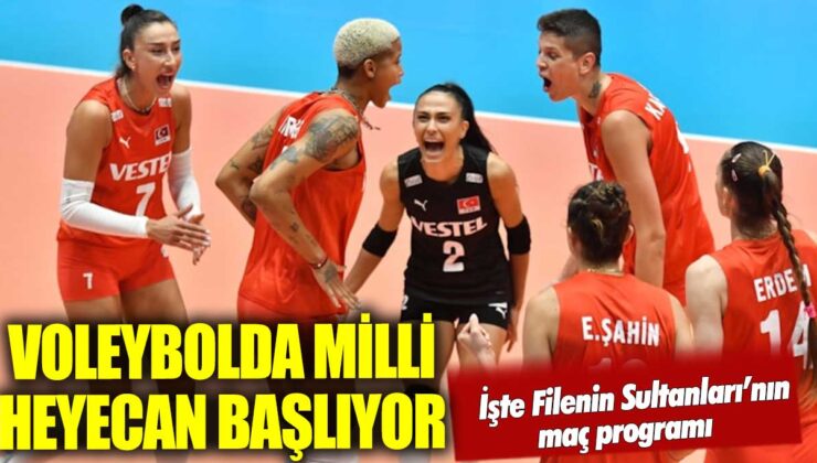Türkiye Kadın Voleybol Milli Takımı, VNL’de Heyecan Dolu Bir Sezon İçin Start Alıyor!
