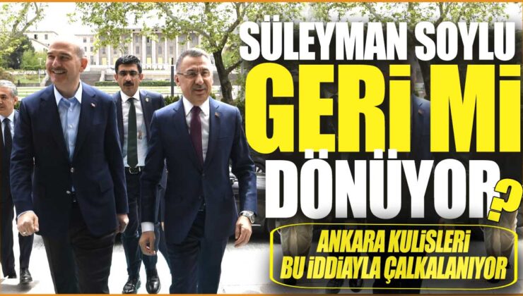 Ankara’da Emniyet Müdürlüğü Krizi: Süleyman Soylu Geri mi Dönüyor?